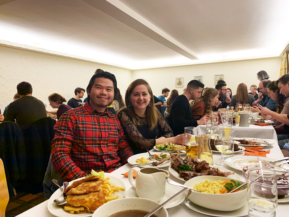 Foto von der Weihnachtsfeier