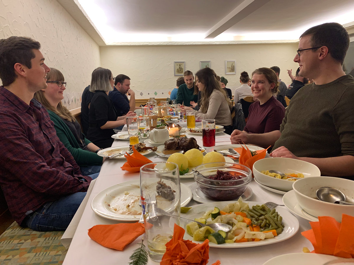 Foto von der Weihnachtsfeier