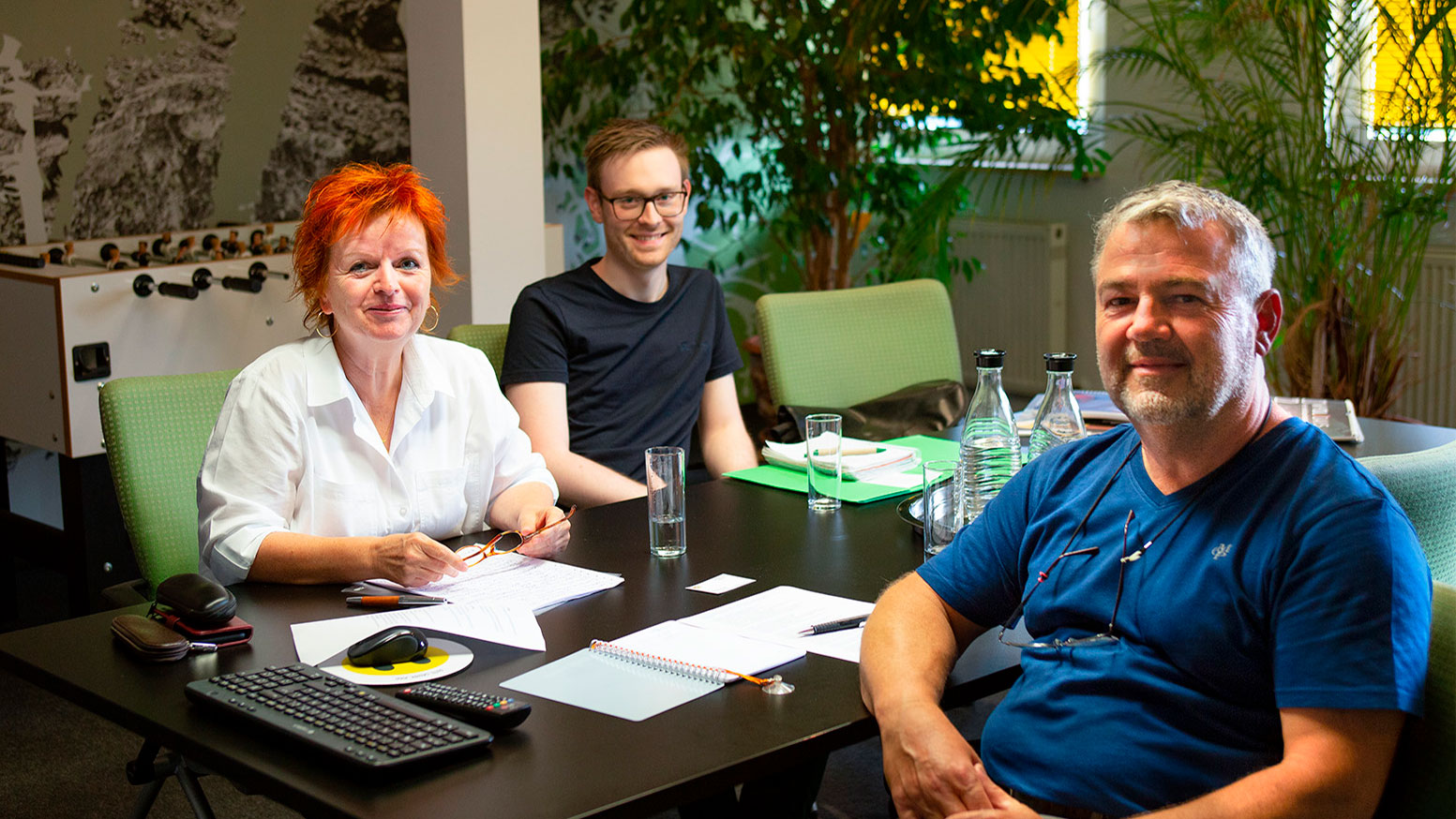 Barbara Fuchs, MdL mit André Höftmann zu Besuch bei Wildner+Designer